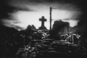 abstract, black and white, long exposure, impressionist photography, sad mood