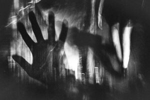 abstract, black and white, long exposure, impressionist photography, sad mood