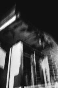 abstract, black and white, long exposure, impressionist photography, sad mood